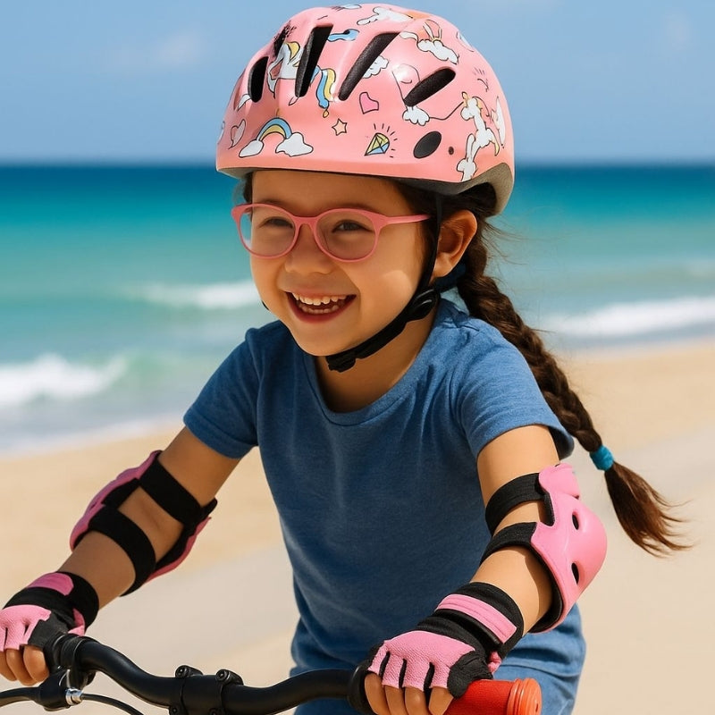 beach bike helmet Childs Cycling Helmet Cartoon Style
