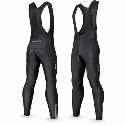 Cycling Pants Padded - Men’s Thermal Bib or Non-Bib Winter Tights