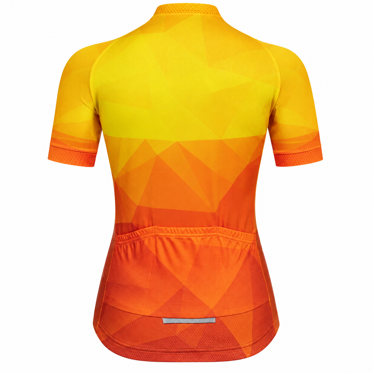 Women's Cycling Jersey - Yellow Orange Comfortable Summer Rides