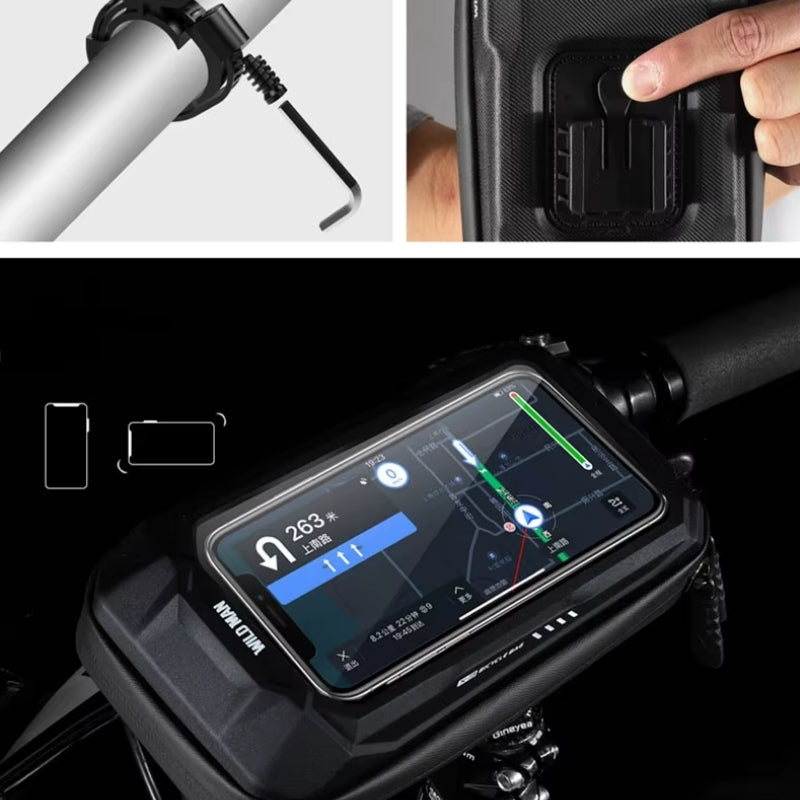 Bicycle handlebar with a digital display and mounting bracket