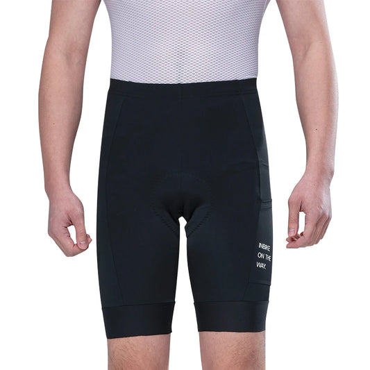Men's cycling shorts with side pocket rear view