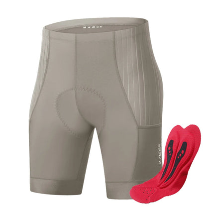 Men's cycling shorts elastic waistband comfort detail