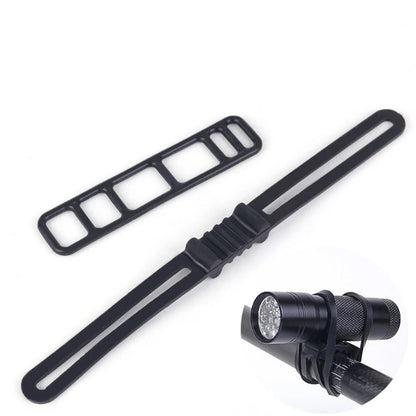 Bike Light Mount Silicone Bands – Universal Bicycle Handlebar Light Holder 10PCS