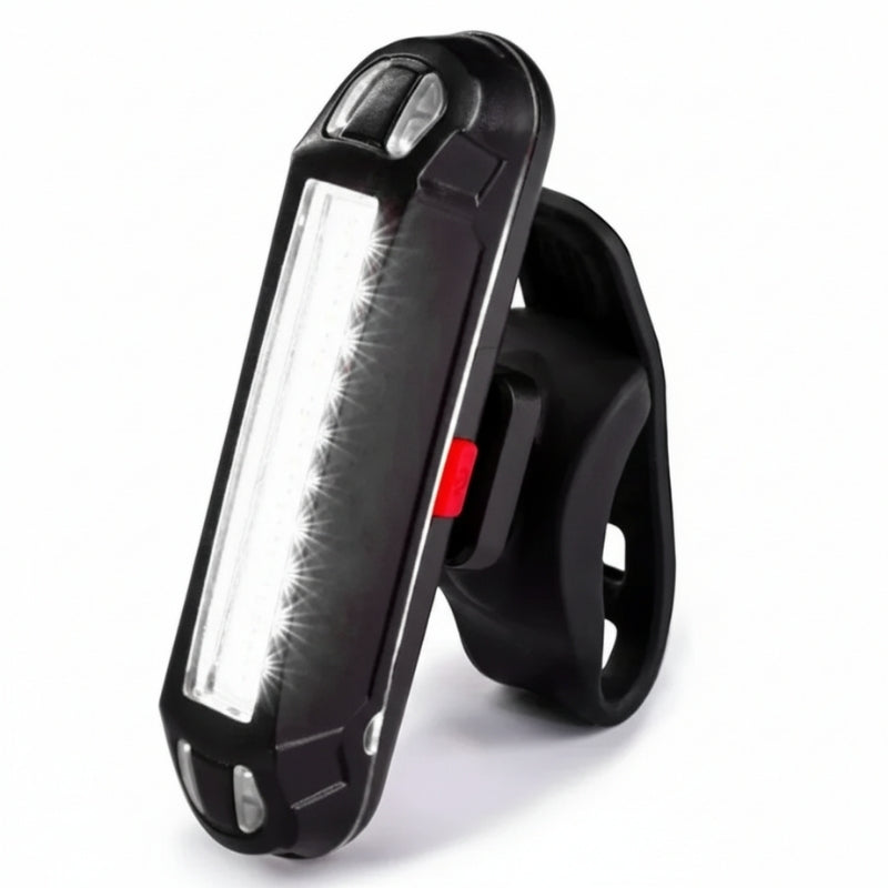 bicycle light for safety rides white color