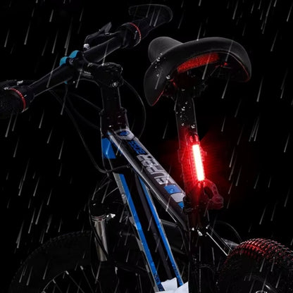 waterproof LED bicycle taillight rear view