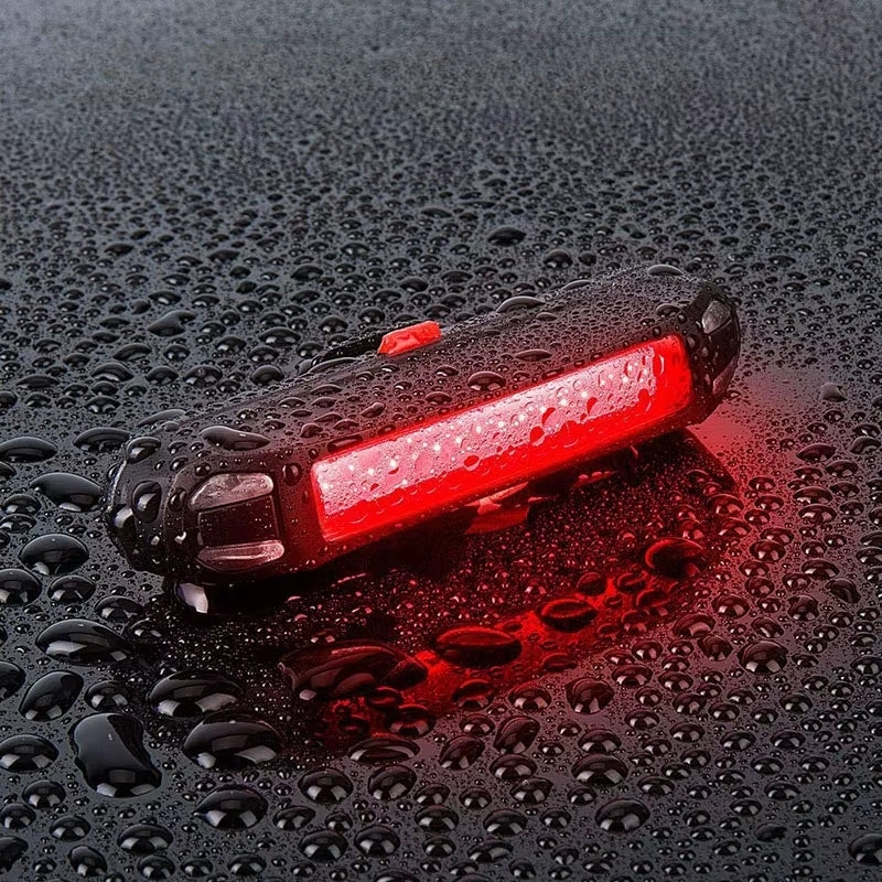 waterproof rear bicycle light