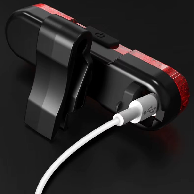 USB rechargeable bicycle light for safety rides