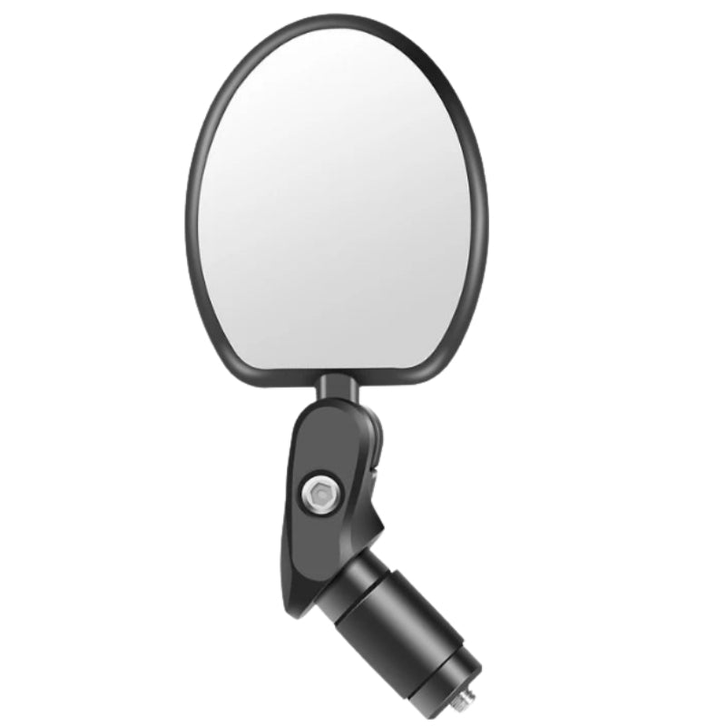 side view of bike rearview mirror with measurements