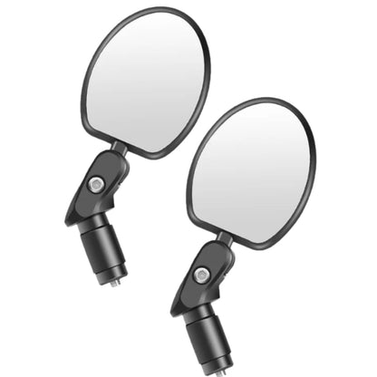 Pair of bycicle mirrors on a white background