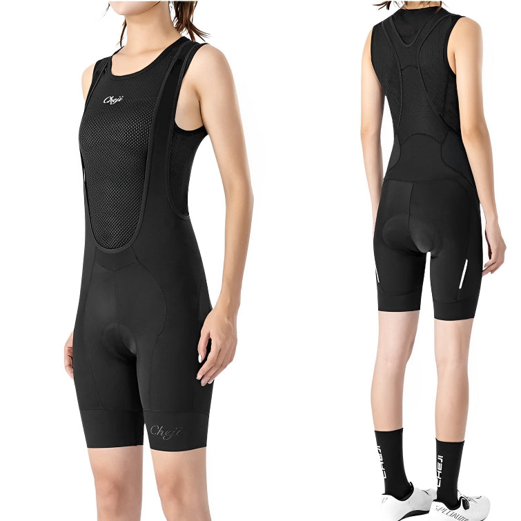 close-up of 3D cushion in women bib shorts for added comfort