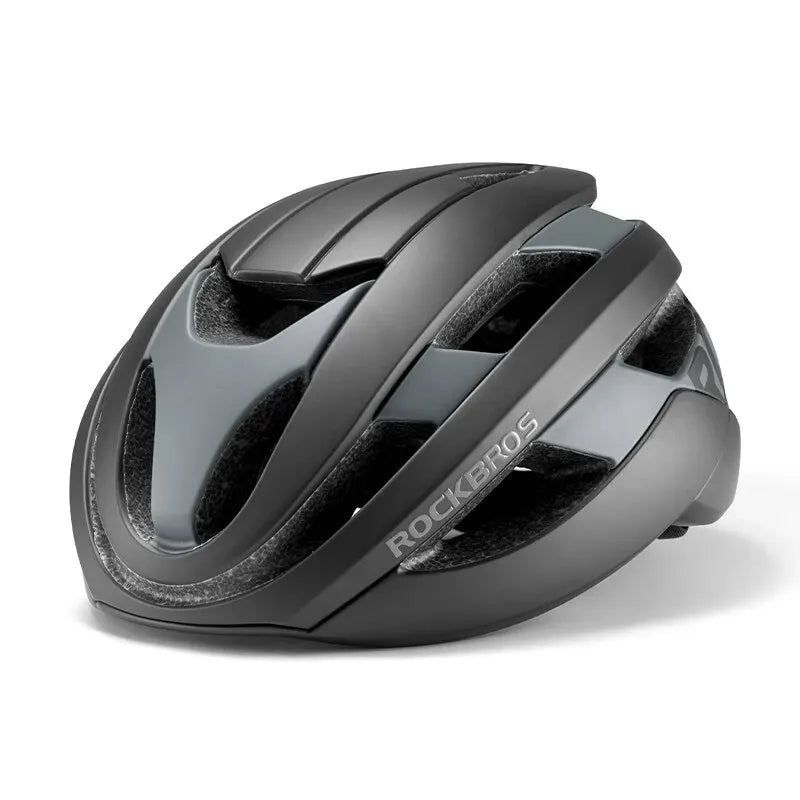Black helmet on a white background