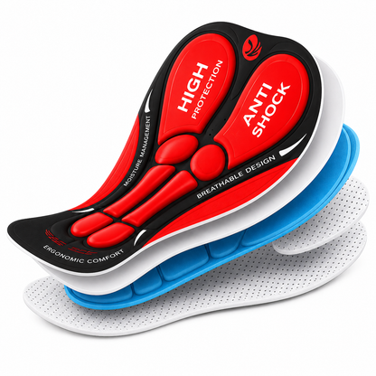 Cycling Underwear - 5D Gel Padding and Shockproof Comfort